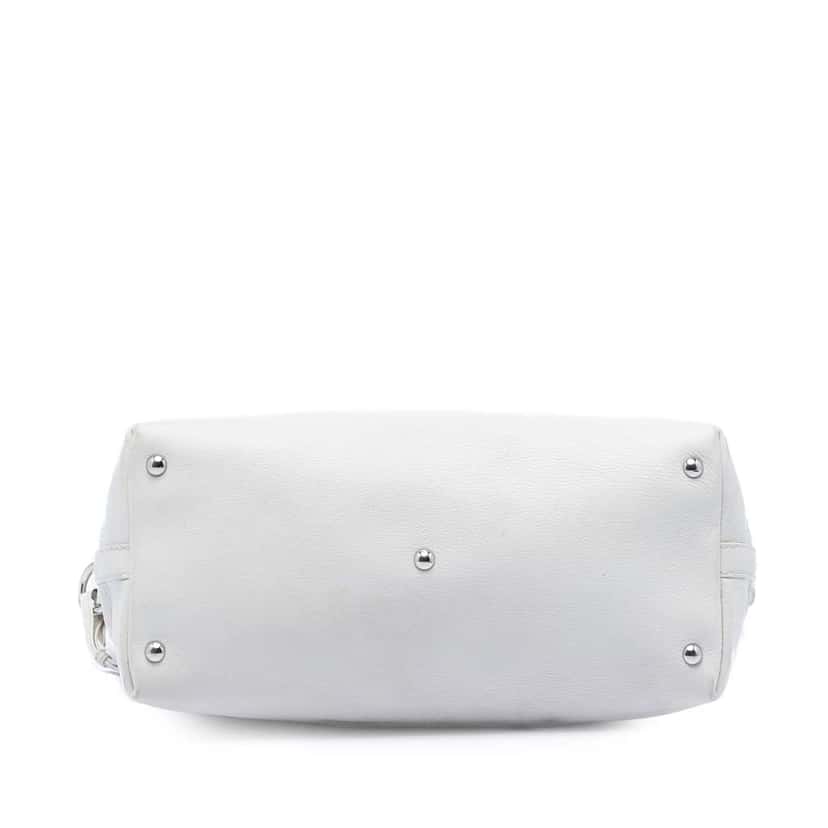 Gucci Guccissima Techno Tag Tote White Leather Very good condition - Inside View