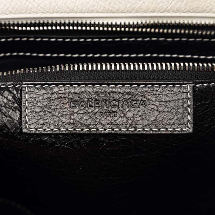 Balenciaga Lambskin Bazar Shopper Satchel M Blue Leather Very good condition - Box View