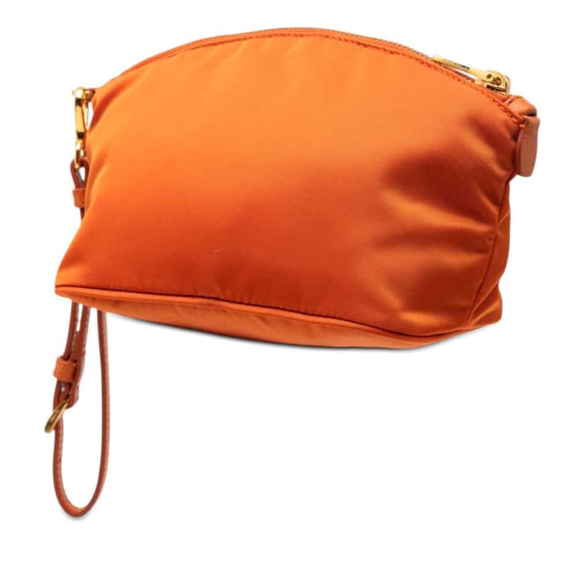 Prada Tessuto Pouch Orange Very good condition - Back View