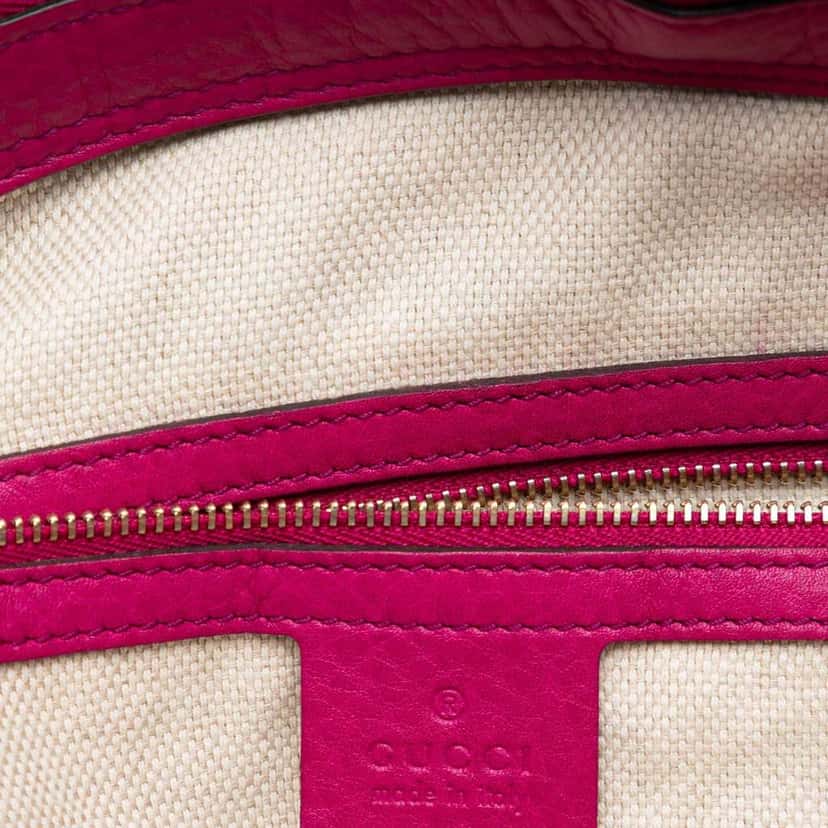 Gucci Small Calfskin Soho Cellarius Satchel Pink Leather Very good condition - Box View