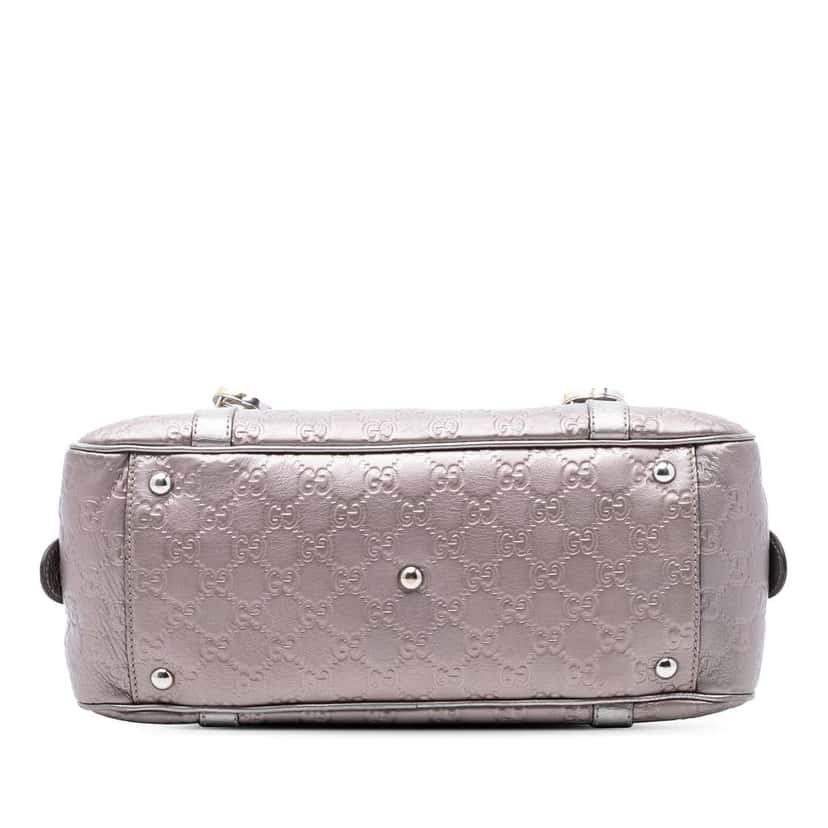 Gucci Guccissima Twins Shoulder Bag Pink Leather Very good condition - Inside View