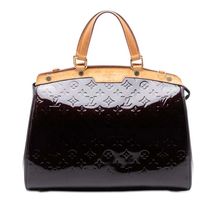 Louis Vuitton Monogram Vernis Brea GM Purple Leather Very good condition - Front View