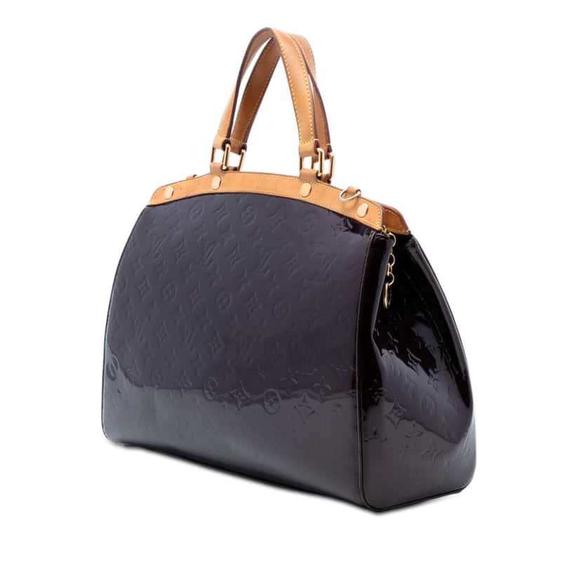 Louis Vuitton Monogram Vernis Brea GM Purple Leather Very good condition - Back View