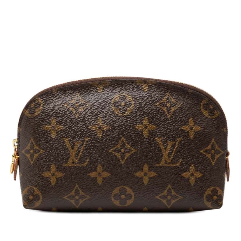 Louis Vuitton Monogram Cosmetic Pouch PM Brown Very good condition - Front View