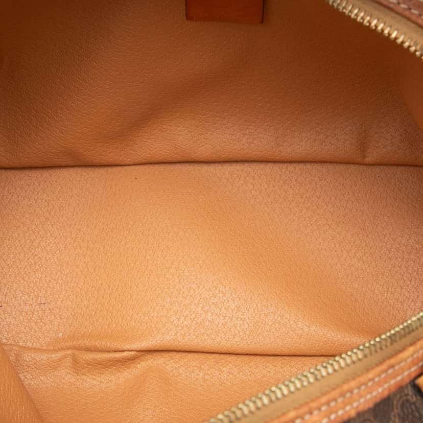 Celine Macadam Coated Canvas Dome Handbag Brown Canvas Very good condition - Model View