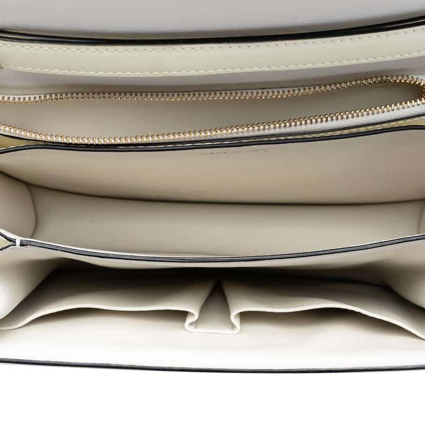 Celine Medium Calfskin Classic Box White Leather Very good condition - Model View