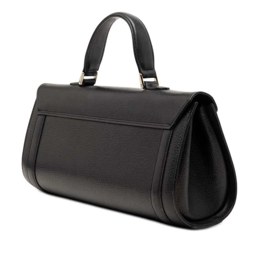 Burberry Leather Handbag Black Leather Very good condition - Back View