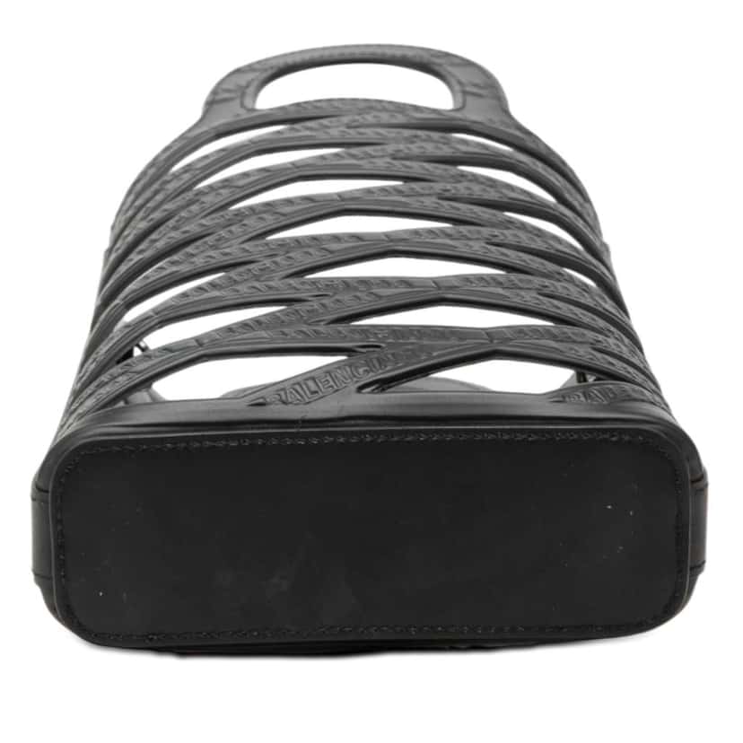 Balenciaga Leather Neo Basket Phone Holder Black Leather Very good condition - Inside View