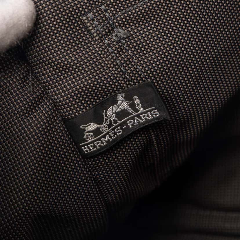 Hermès Canvas Herline Backpack MM Grey Canvas Very good condition - Box View