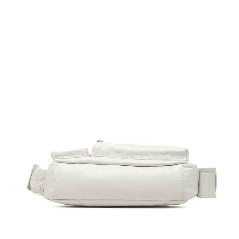 Balenciaga Small Lambskin Superbusy Sling Bag White Leather Very good condition - Inside View