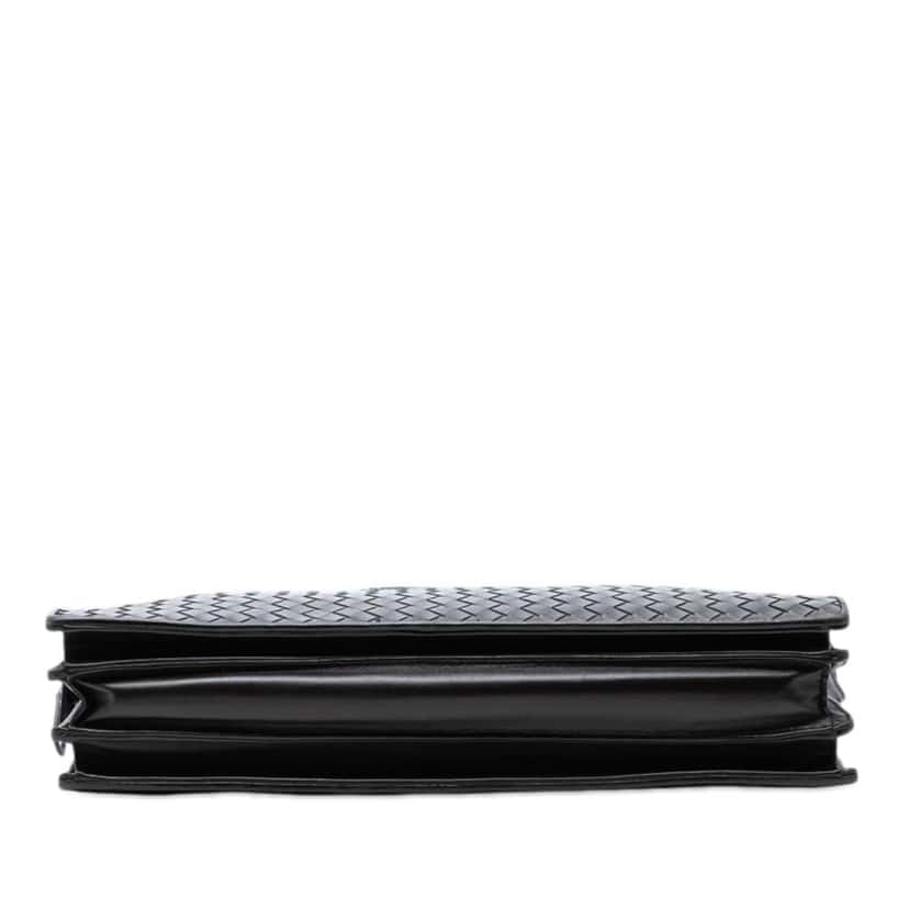 Bottega Veneta Nappa Intrecciato Business Bag Brown Leather Very good condition - Inside View