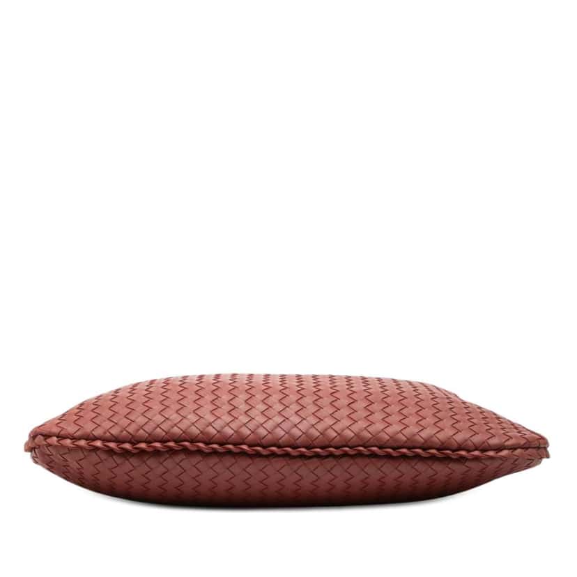 Bottega Veneta Medium Nappa Intrecciato Veneta Hobo Red Leather Very good condition - Inside View