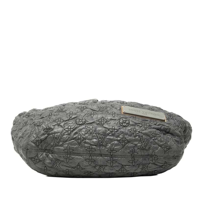 Louis Vuitton Monogram Olympe Nimbus GM Grey Leather Very good condition - Inside View