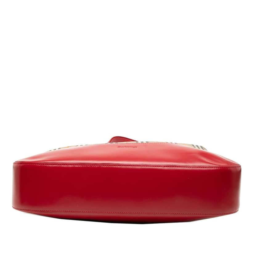 Burberry Haymarket Check Canvas Tote Beige Canvas Very good condition - Inside View