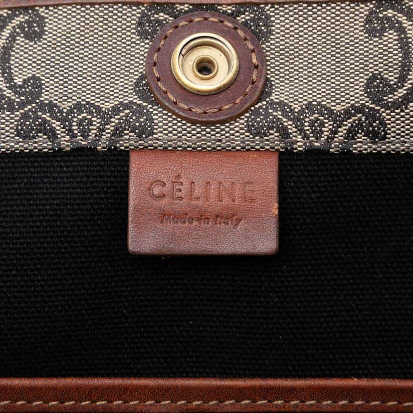 Celine Macadam Canvas Tote Grey Canvas Very good condition - Box View