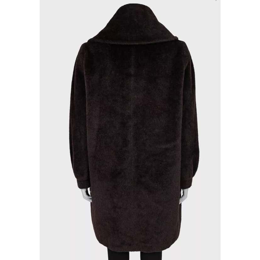 Max Mara Teddy Coat Brown Wool Very good condition - Inside View