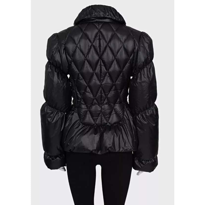 Roberto Cavalli Quilted Lace Up Jacket Black Lace Very good condition - Inside View