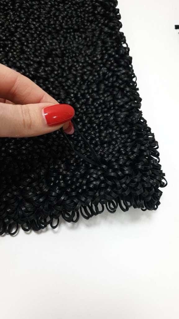 Fendi Fringe and Loops Coat Black Leather Very good condition - Box View