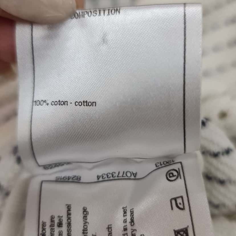 Chanel 2017 Shift Mini Dress Black Cotton Very good condition - Model View