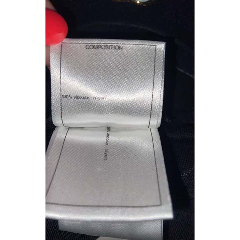 Chanel Knitted Midi Dress Black Cotton Very good condition - Box View