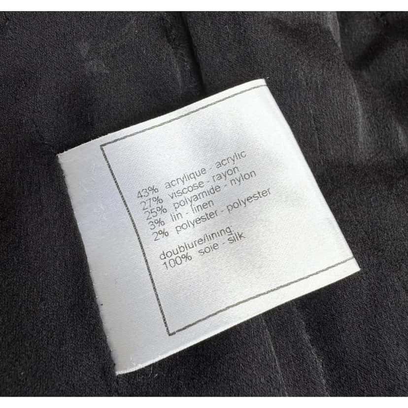 Chanel SS06 Fantasy Rope Trim Jacket Black Tweed Very good condition - Model View