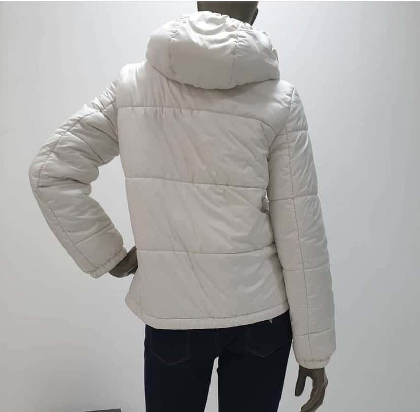 Gucci Collar Vest Puffer Jacket White Cotton Very good condition - Back View