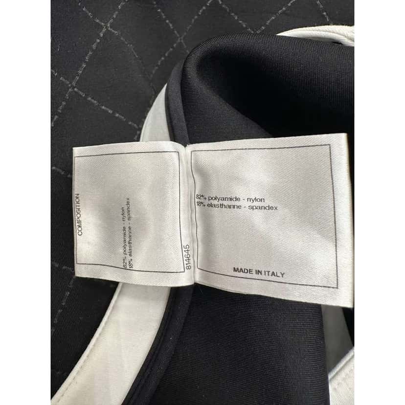 Chanel 2015 Colorblock One Piece Swimsuit Black Very good condition - Box View