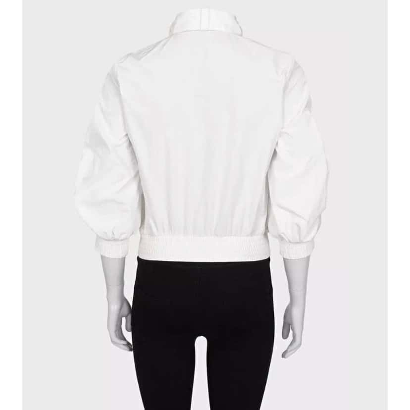 Roberto Cavalli Ruffled Jacket White Cotton Very good condition - Inside View