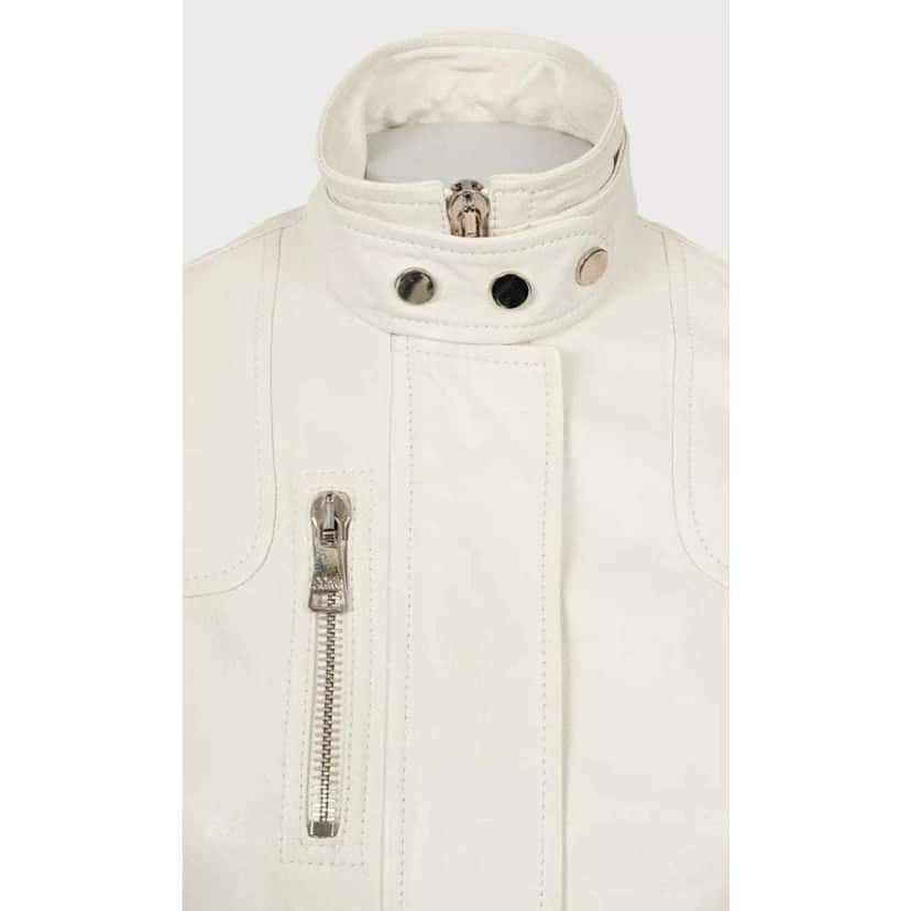 Dolce & Gabbana Jacket White Leather Very good condition - Model View