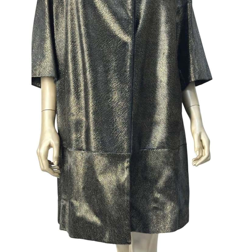 Moschino Coat IT Black Leather Very good condition - Inside View