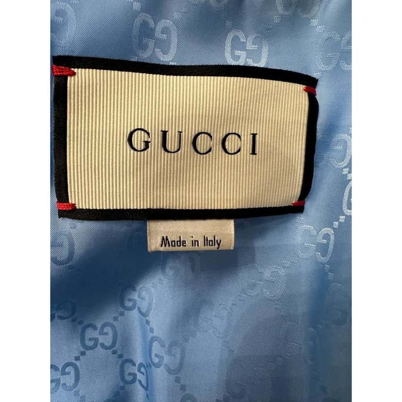 Gucci Collar Vest Puffer Jacket White Cotton Very good condition - Box View