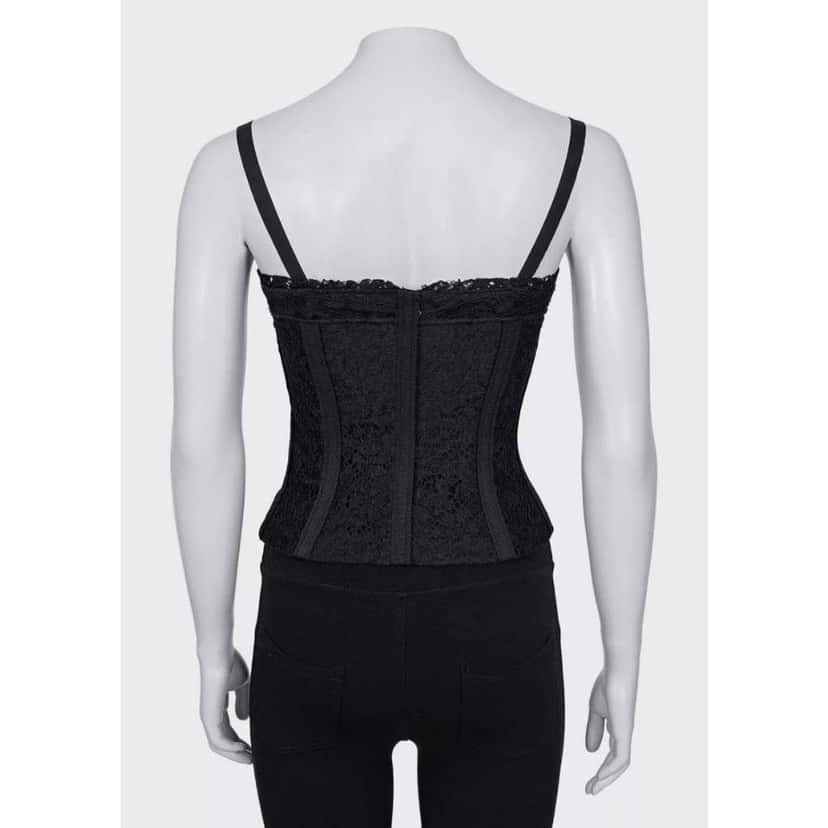 Dolce & Gabbana Lace Corset Top Black Lace Very good condition - Inside View