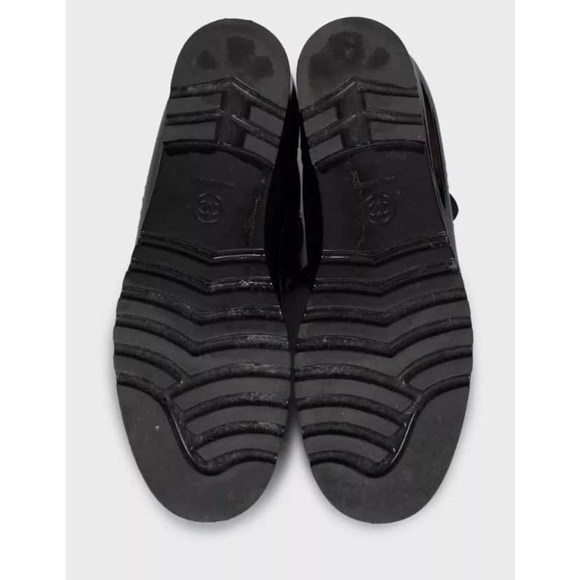 Chanel Lace Up Rubber Boots Black Lace Good condition - Box View