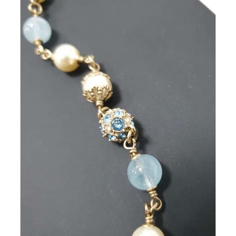 Chanel B19 Necklace Black Lace Very good condition - Box View