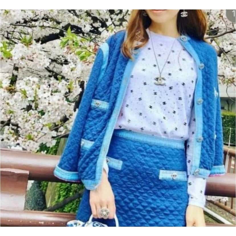 Chanel 20P Jacket Black Denim Never worn, with tag - Inside View