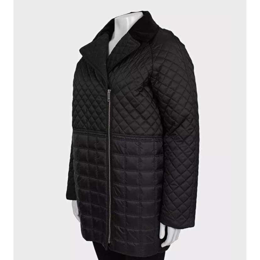 Burberry Quilted Jacket Coat Black Very good condition - Back View