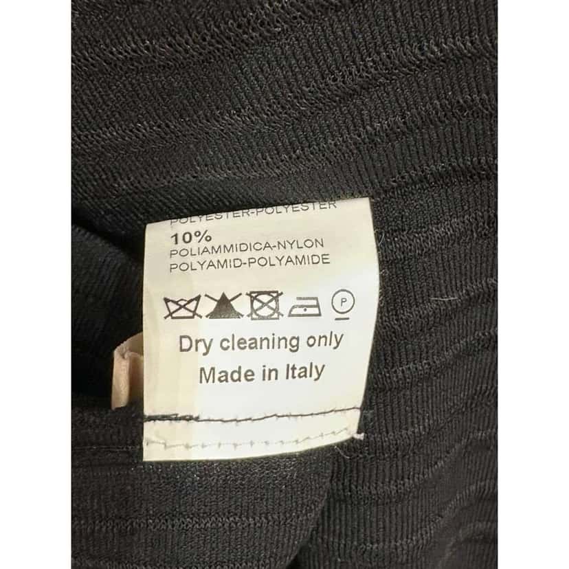 Alaïa Viscose Pleated Mini Dress Black Very good condition - Box View