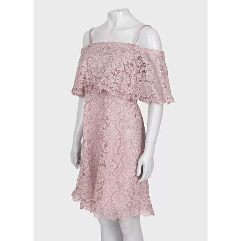 Valentino Garavani Valentino Lace Strappy Dress Pink Lace Very good condition - Back View