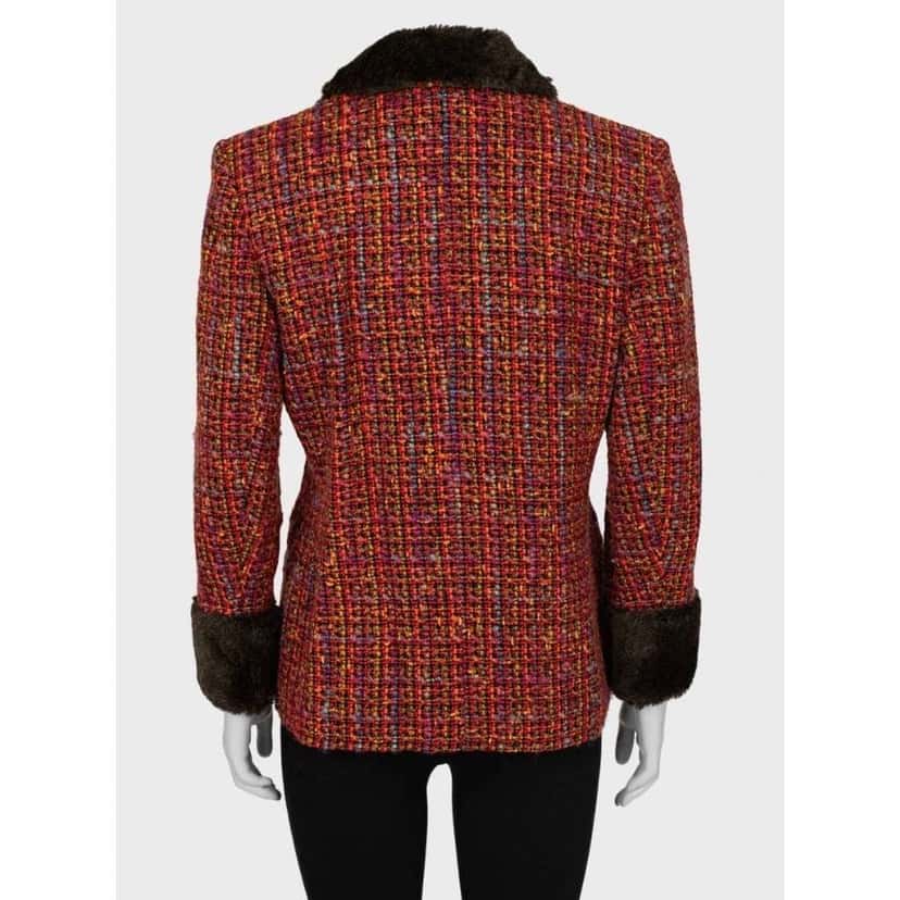 Saint Laurent Jacket 42 MultiColor Wool Very good condition - Inside View
