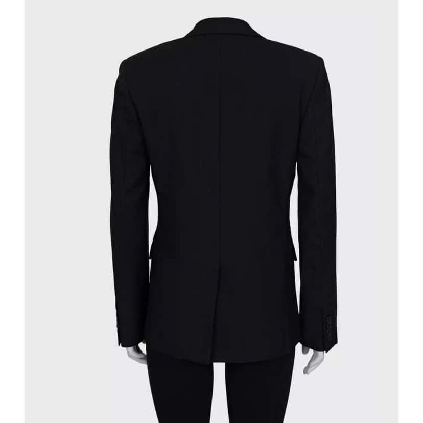 Saint Laurent Jacket Black Silk Very good condition - Inside View