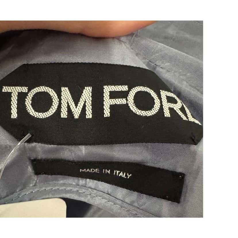 Tom Ford Oversized Jacket Blue Cotton Very good condition - Box View