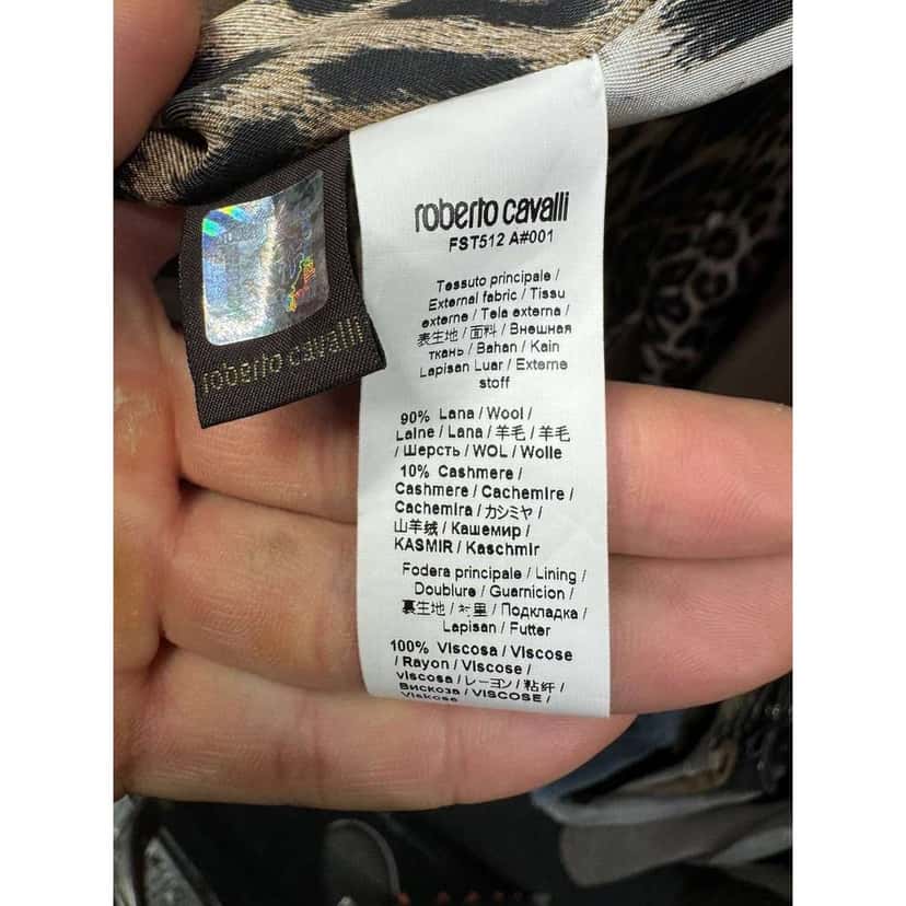 Roberto Cavalli Coat Red Wool Very good condition - Box View