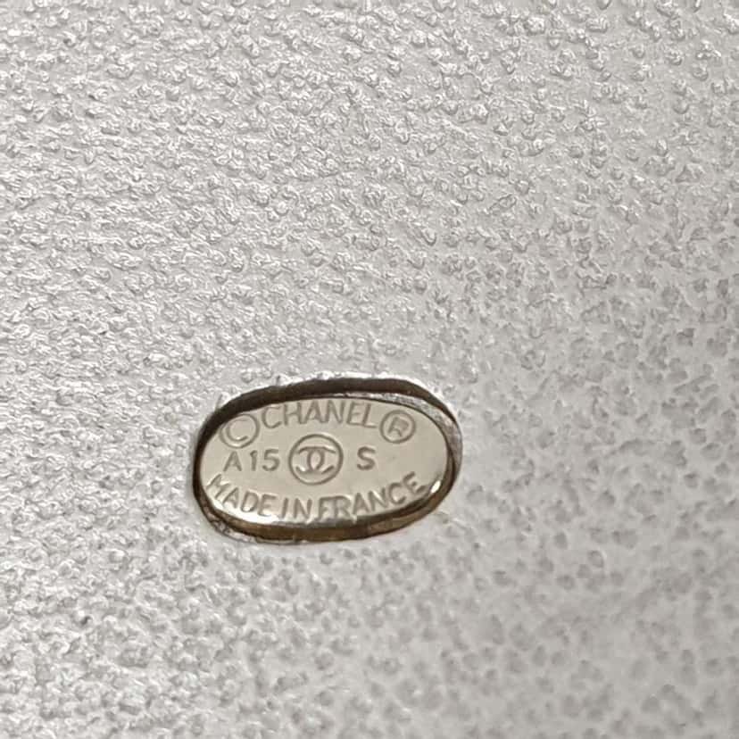 Chanel First Perfume Bottle Clear Brooch Black Very good condition - Model View