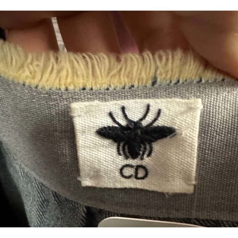 Dior Christian Full Skirt Blue Cotton Very good condition - Model View