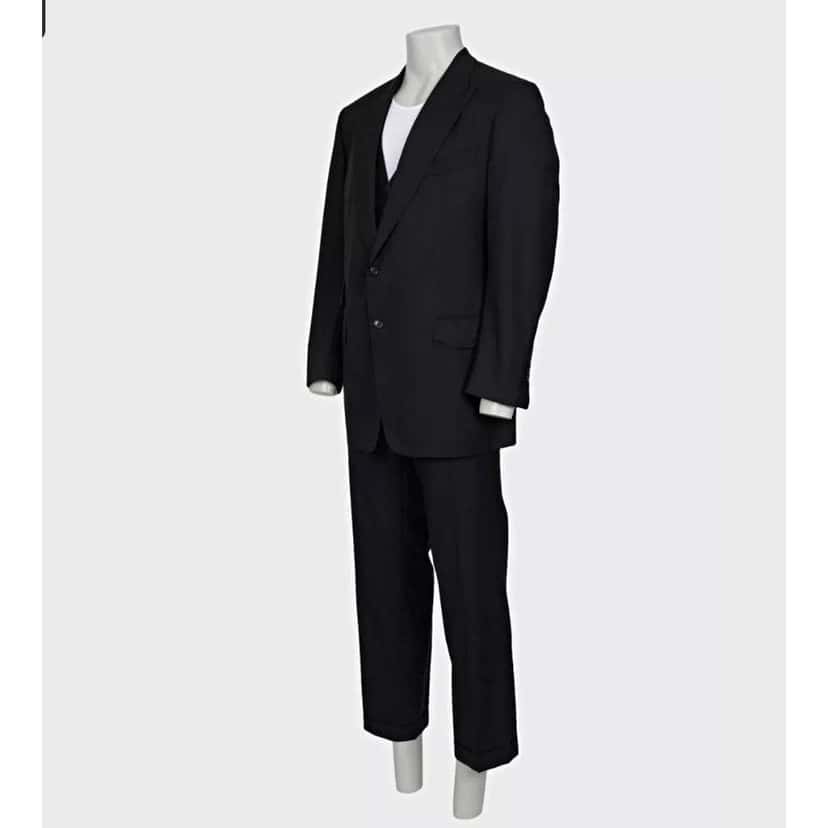 Tom Ford ’ Three Piece Suit Black Wool Very good condition - Back View