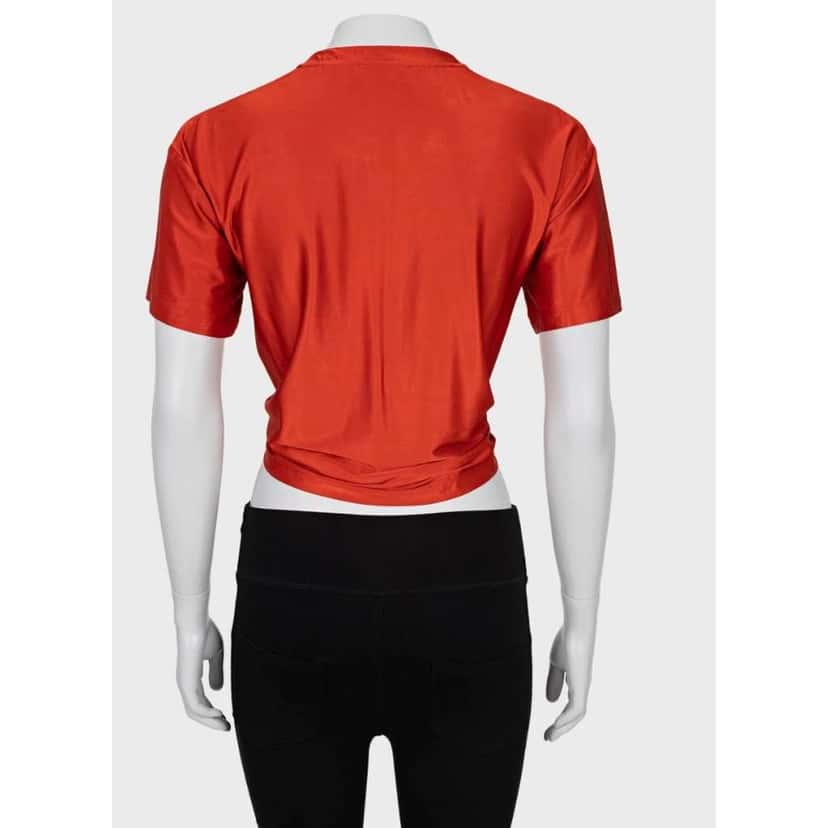 Paco Rabanne Viscose Top Orange Good condition - Back View