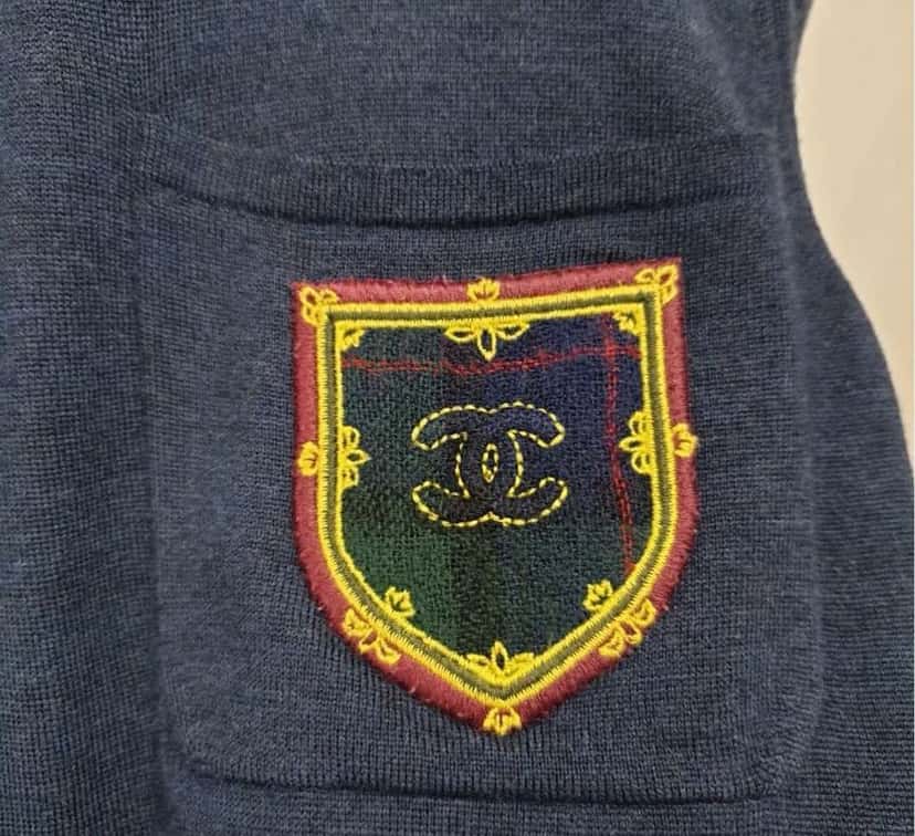 Chanel 2013 Paris Edinburgh Tunic Dress Black Cotton Very good condition - Back View