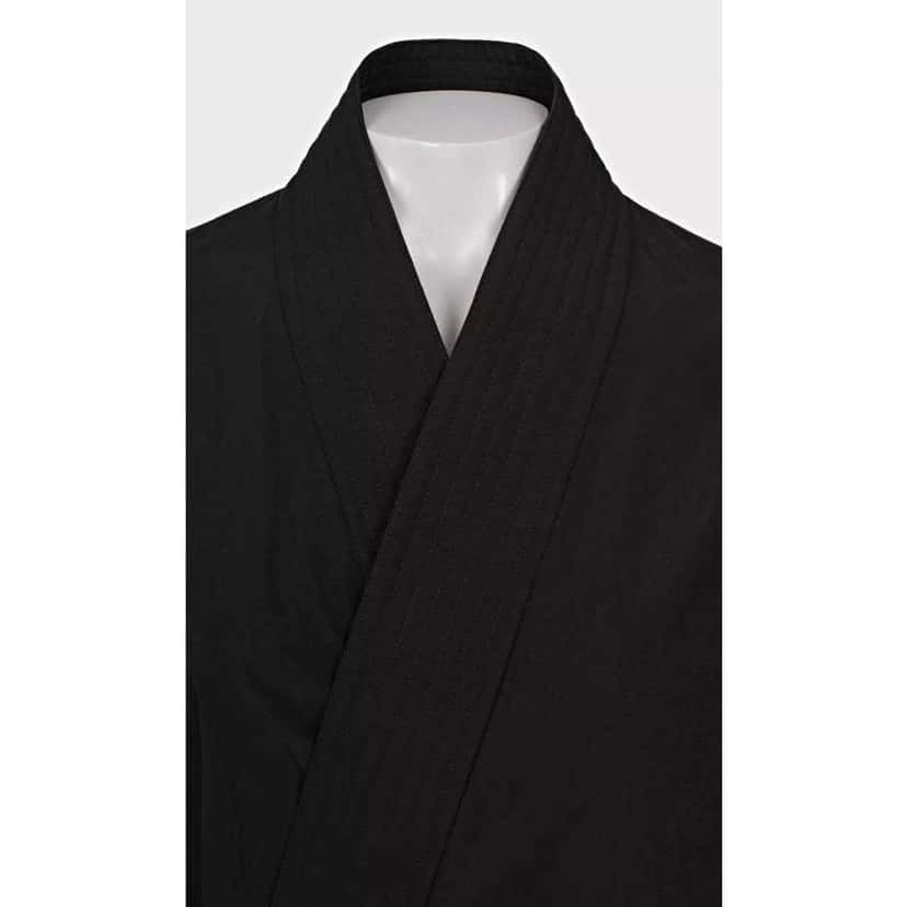 Balenciaga Polyamide Oversized Wrap Jacket Coat Black Cotton Very good condition - Model View