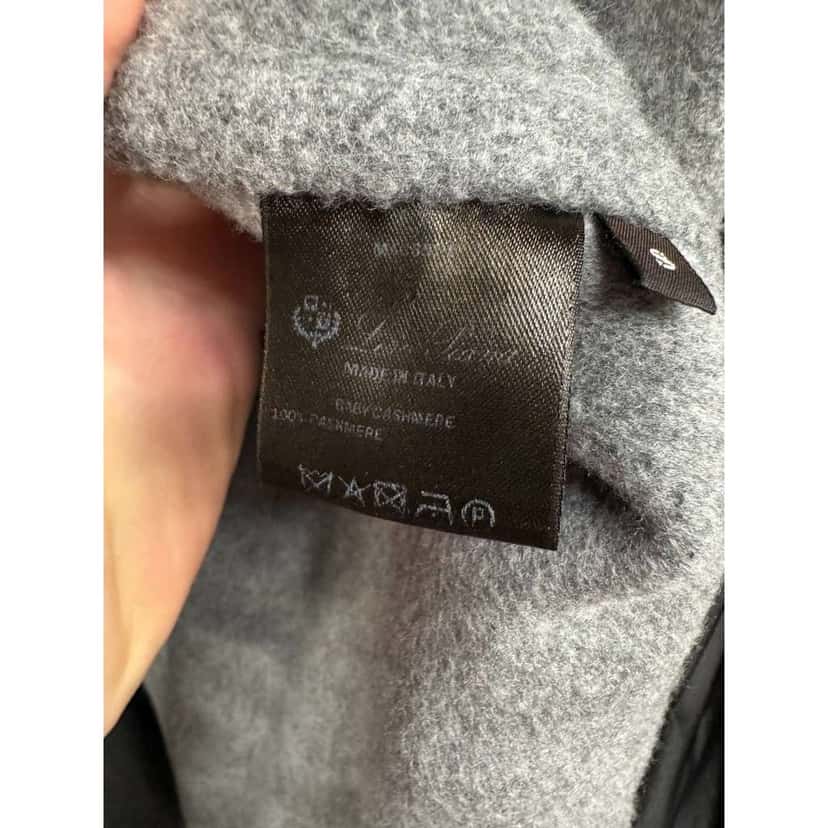 Loro Piana Wrap Coat Grey Cotton Very good condition - Box View