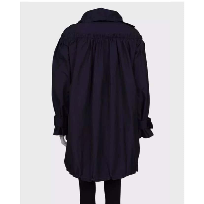 Burberry Double Breasted Coat Purple Cotton Very good condition - Inside View